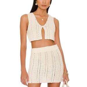 House Of Harlow 1960 Chic Ivory Claritza Size L Vest